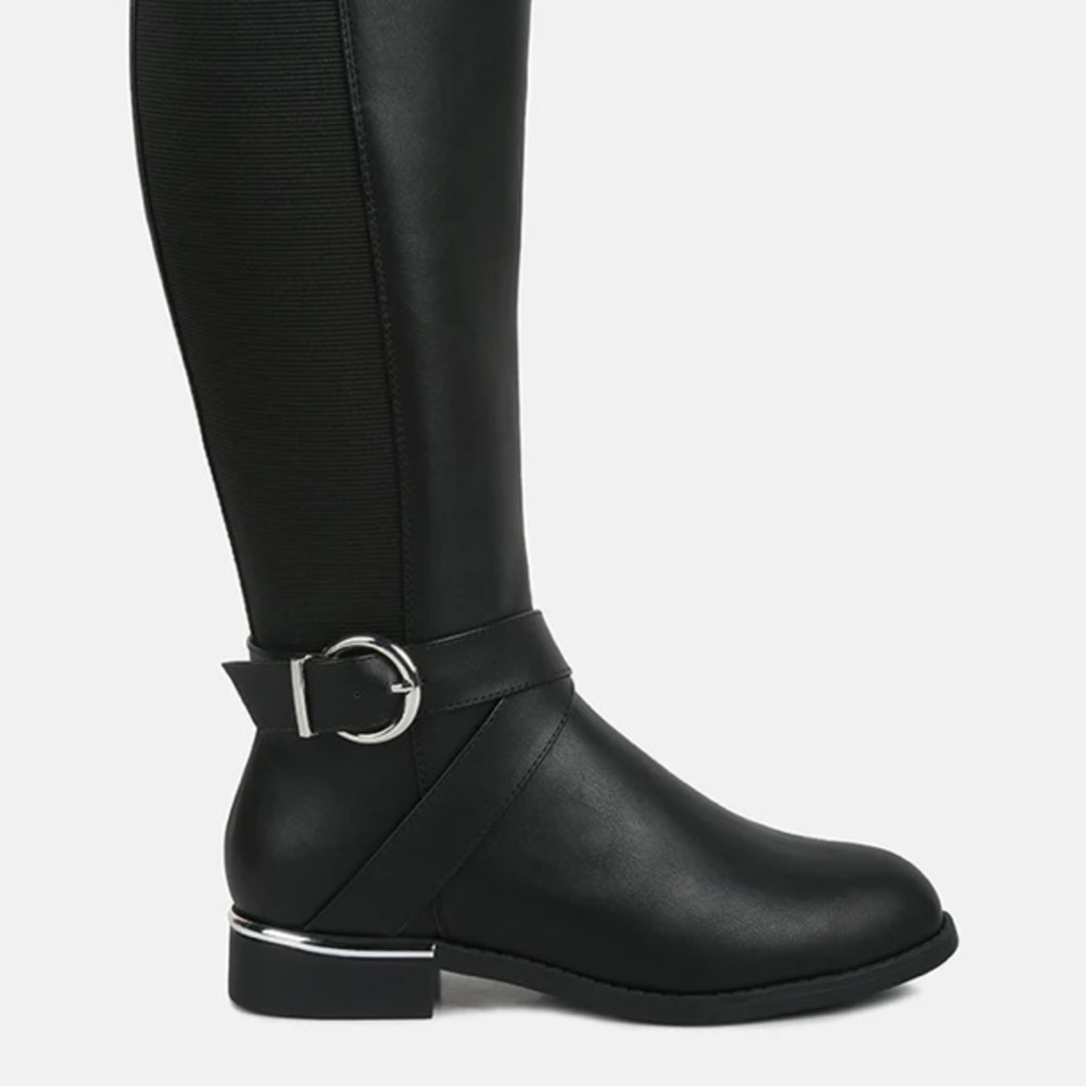 NWTS London Rag Elegant Black Knee High Boots
